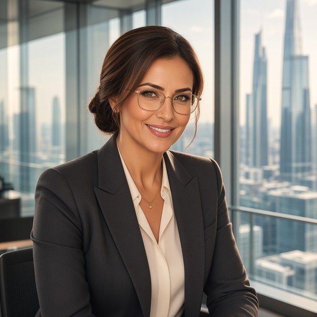 Portrait of Laila, Chief Financial Officer